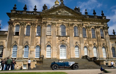 Arriving at Brideshead in the film