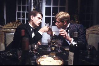 Charles & Sebastian wine-tasting in the TV series